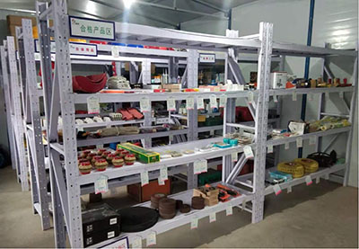 河北玉田熱電聯產項目材料庫區擺放